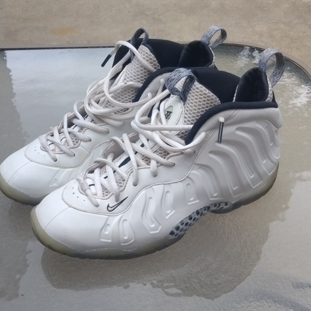 Size 7(GS) - Nike Little Posite One Mid White Ice - Picture 1 of 7